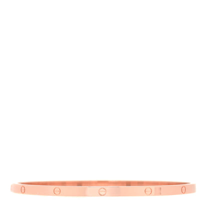 Cartier 18K Pink Gold Small LOVE Bracelet 20 3 of 6