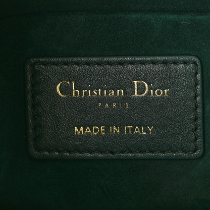 Christian Dior Calfskin Cannage Small The Lady 95.22 Dark Green 6 of 9