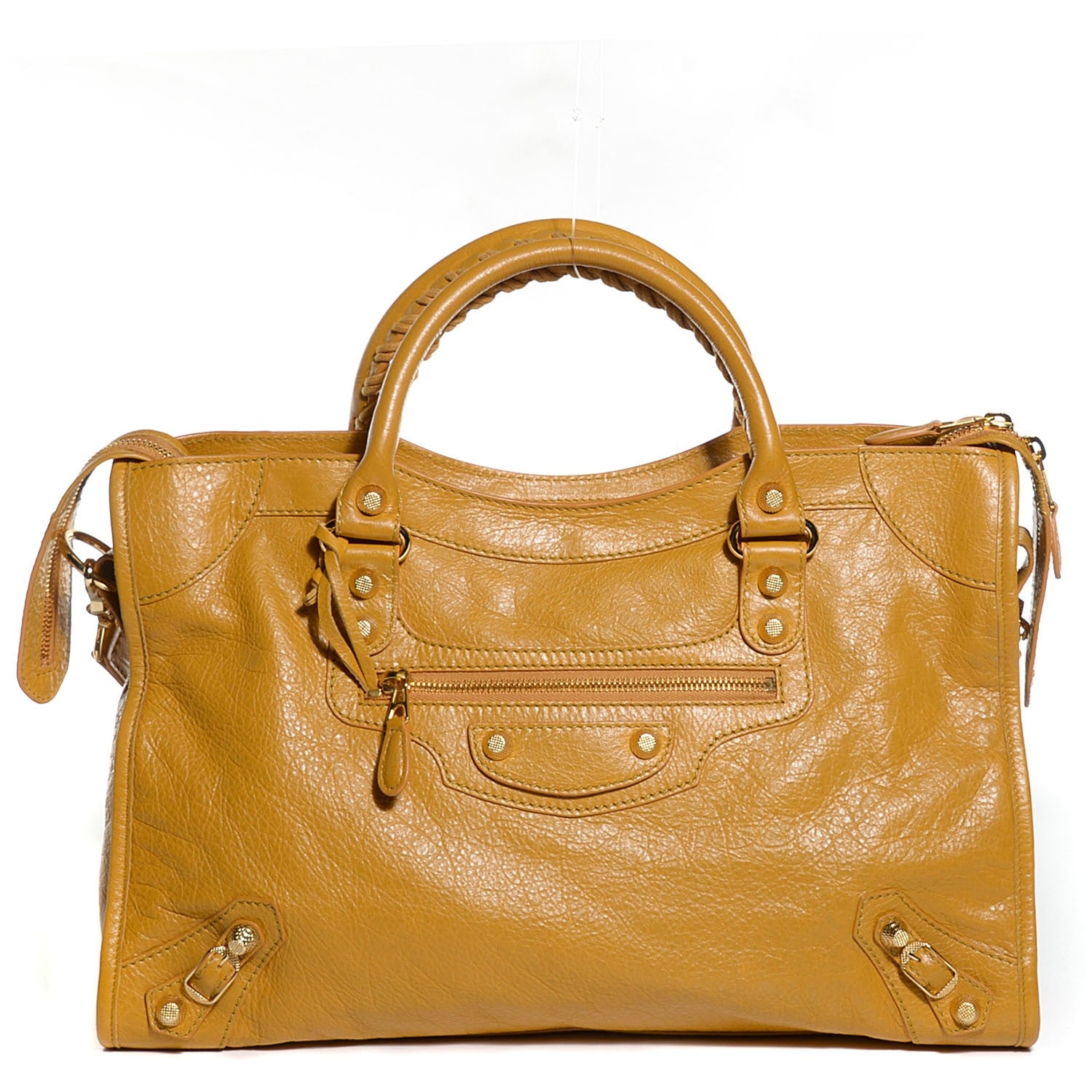Balenciaga Agneau Giant 12 Gold Hardware City Jaune Moutarde 1 of 12