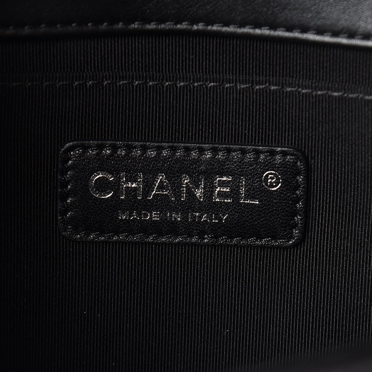 Faded Calfskin Quilted Medium Studded Boy Flap Black