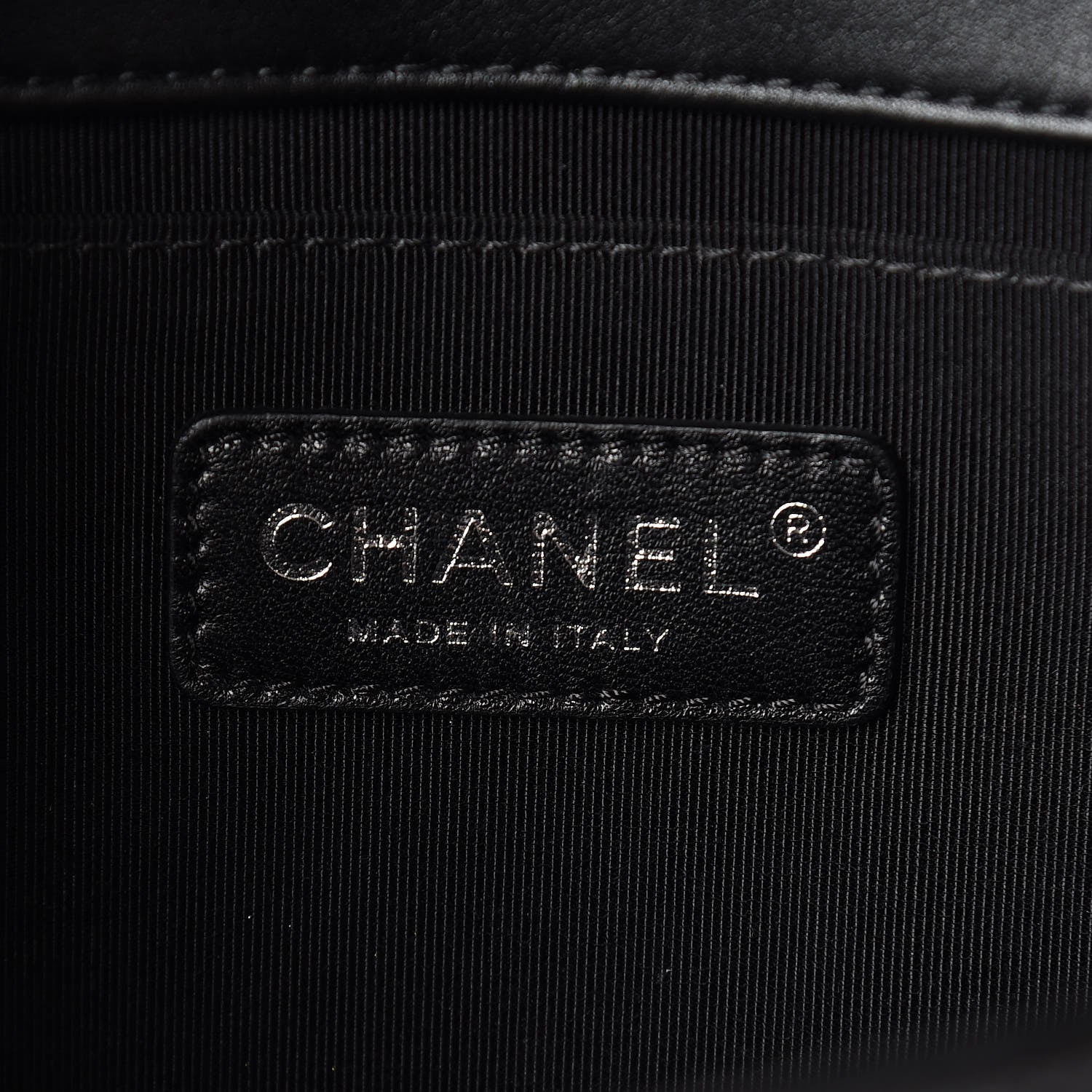 Chanel Faded Calfskin Quilted Medium Studded Boy Flap Black 6 of 18