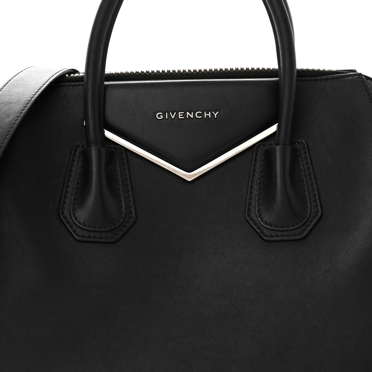 Calfskin Medium Metal Antigona Black