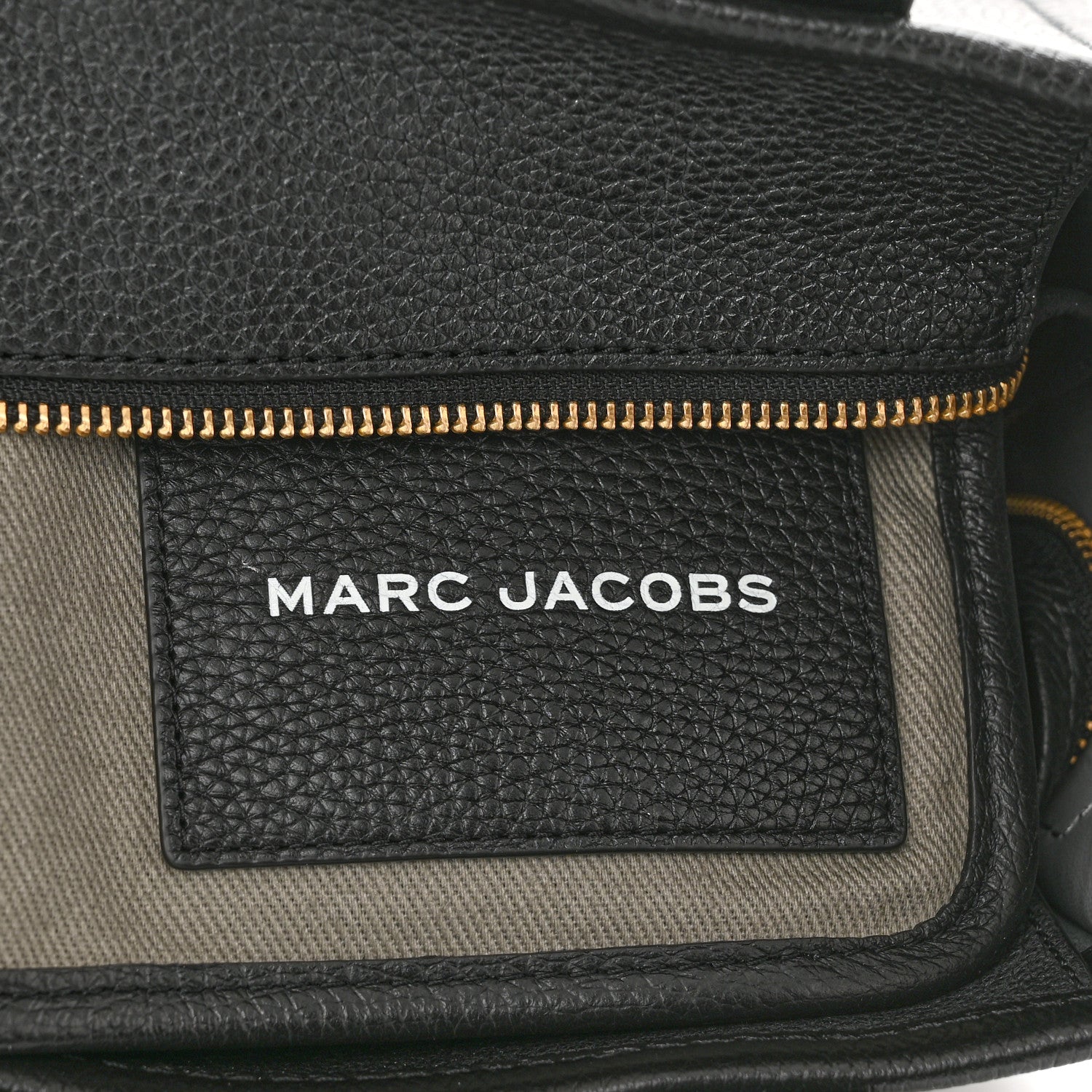 Marc Jacobs Grained Calfskin Small The Tote Bag Black 6 of 11