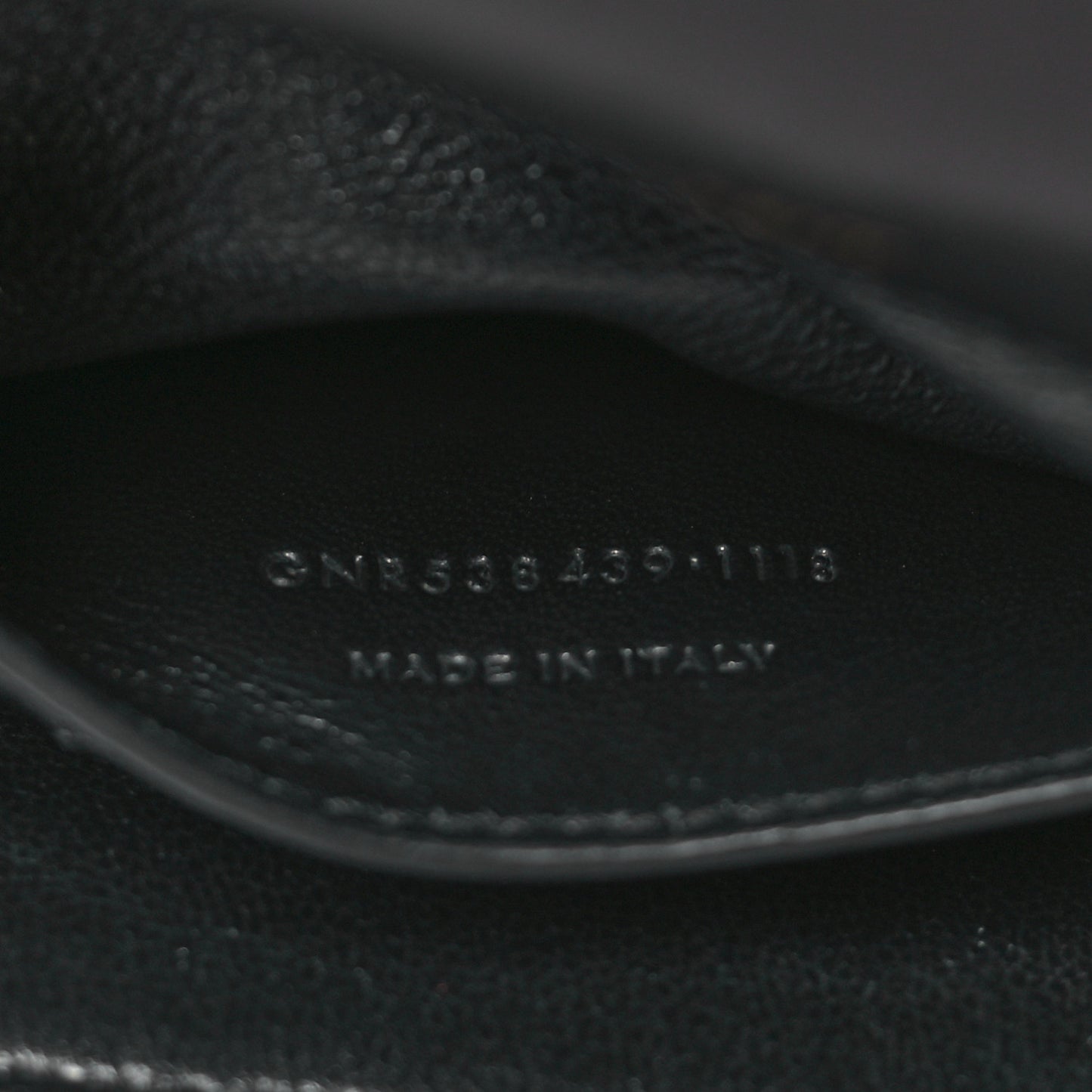 Lambskin Matelasse Monogram Small Vicky Chain Bag Black