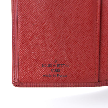 Louis Vuitton Epi French Purse Wallet Castillan Red 7 of 9