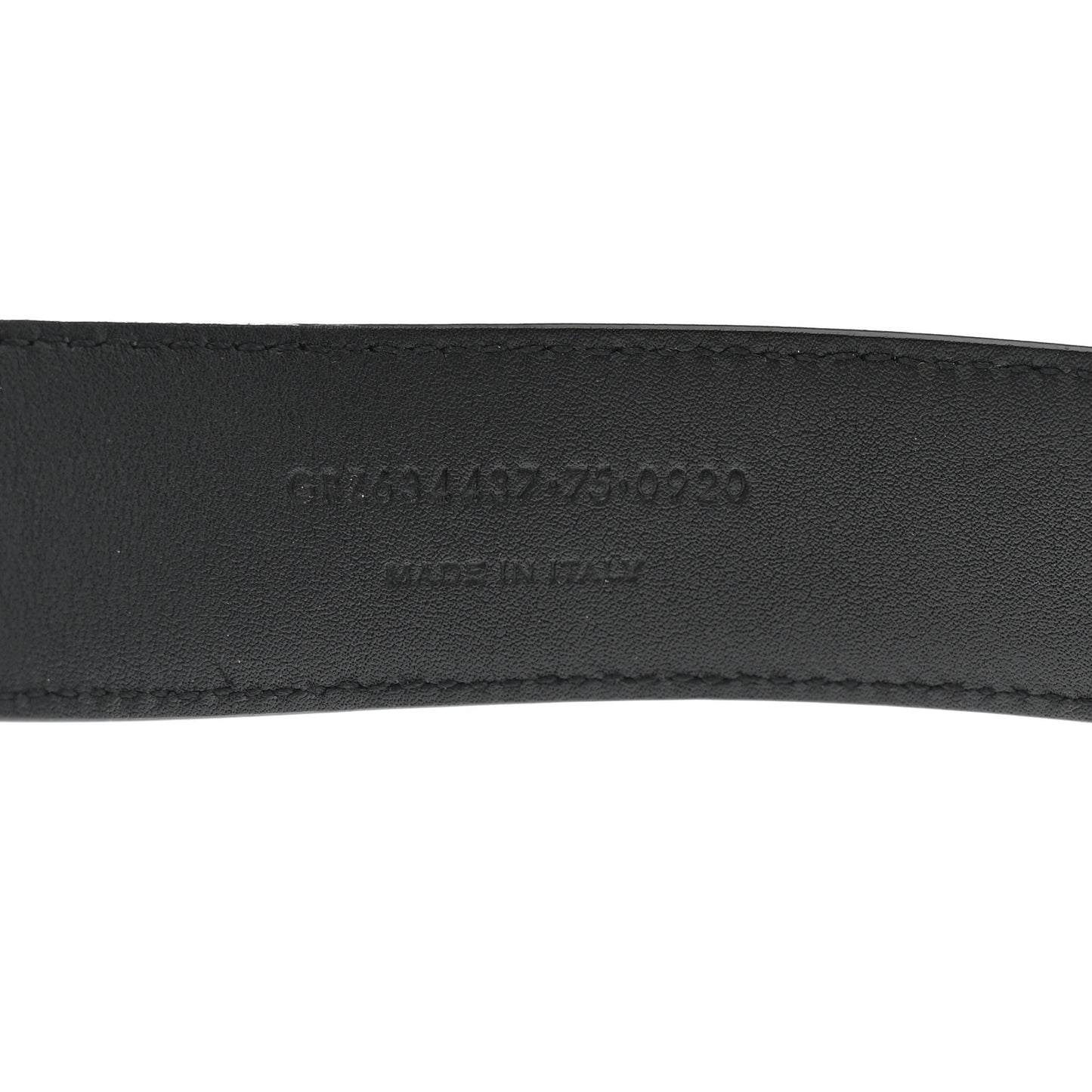 Smooth Calfskin Monogram Square Buckle Belt 75 30 Black