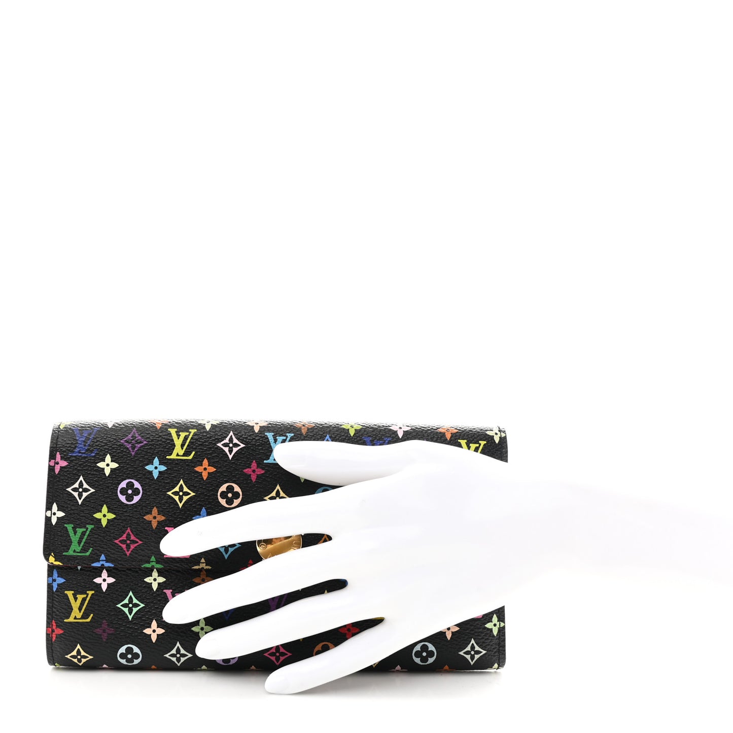 Monogram Multicolor Sarah Wallet Black