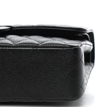 Chanel Caviar Quilted Medium Double Flap Black 9 of 9