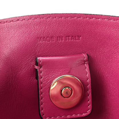Christian Dior Bullcalf Medium Diorissimo Tote Black Rose Indien 8 of 11