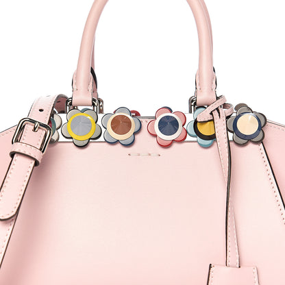 Fendi Vitello Dolce Plexiglass Flowerland Studded Mini 3Jours Tote Peonia Multicolor 9 of 9