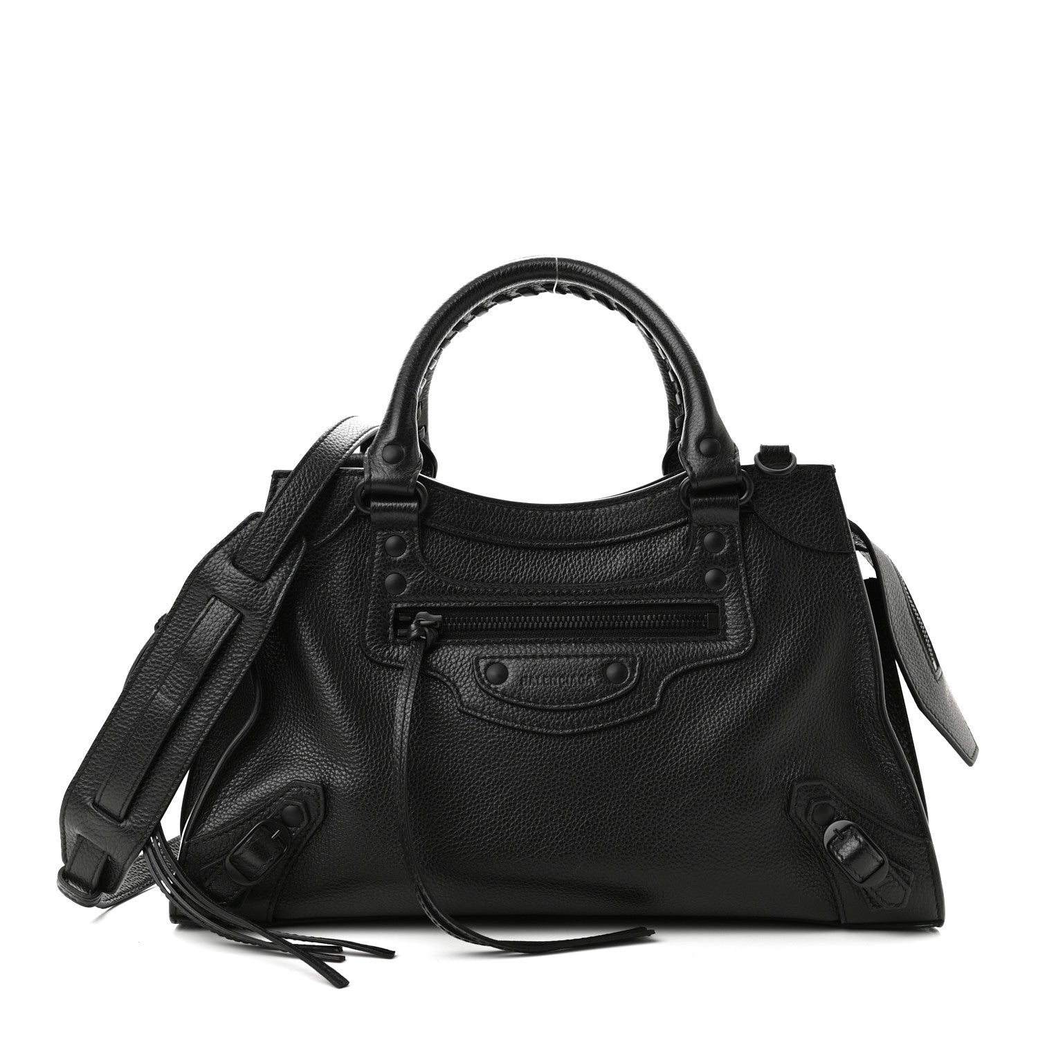 Balenciaga Grained Calfskin Neo Classic Black Hardware S City Black 1 of 10