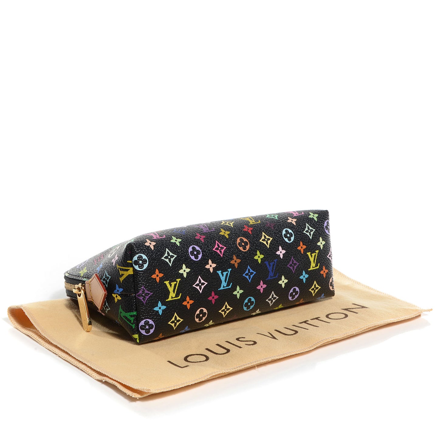 Monogram Multicolor Cosmetic Pouch Black Grenade