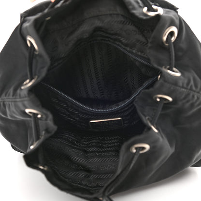 Prada Nylon Vela Medium Backpack Black 5 of 14