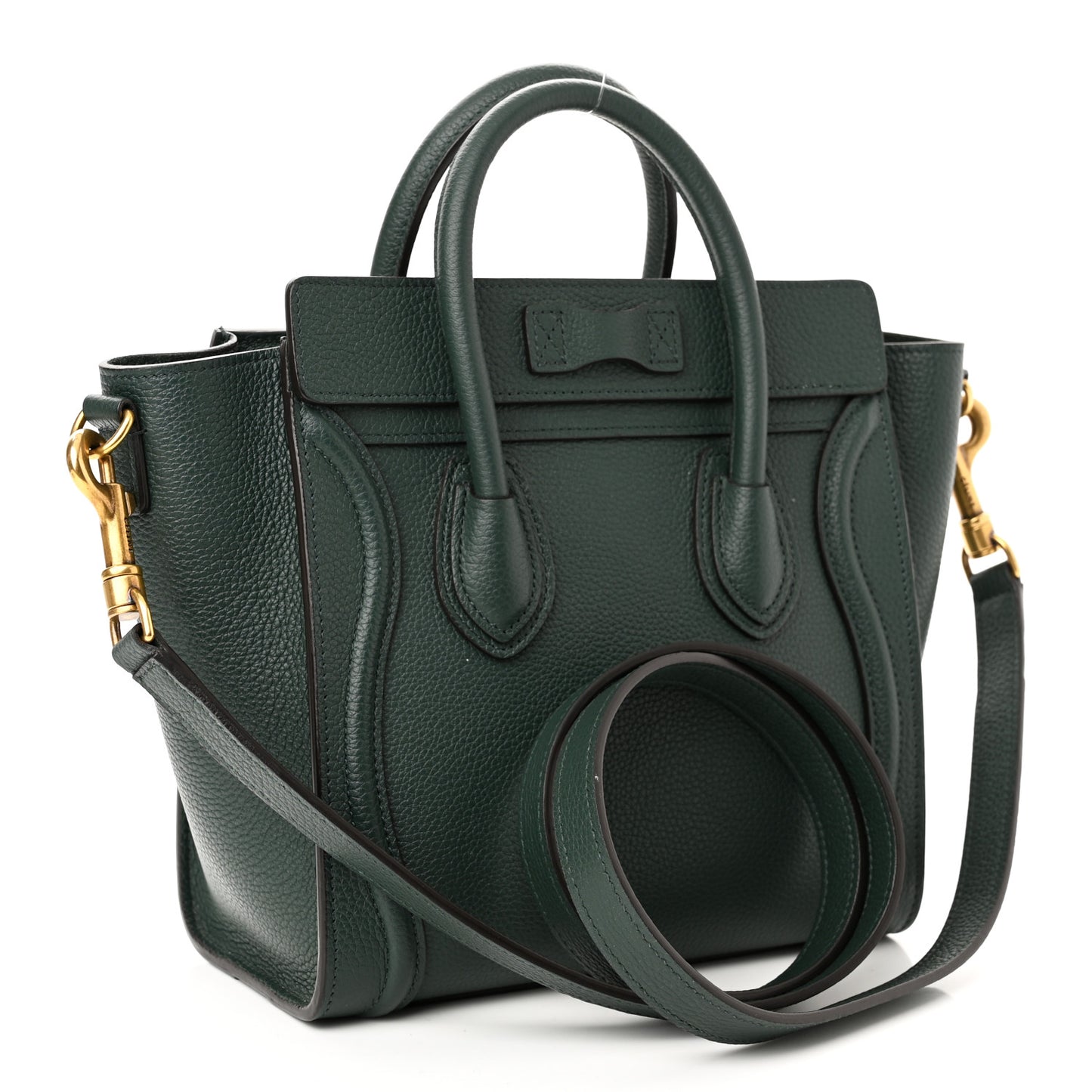 Drummed Calfskin Nano Luggage Amazone