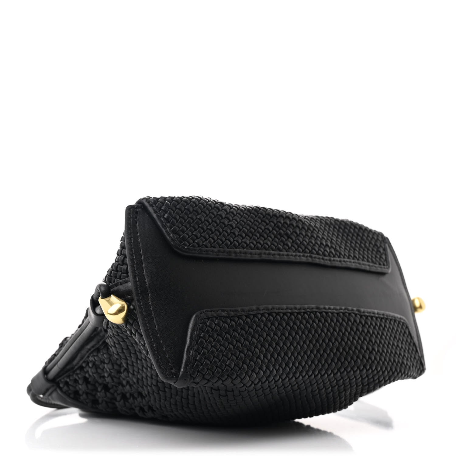 3.1 Phillip Lim Verona Calfskin Macrame Petite Soft ID Shoulder Bag Black 4 of 11