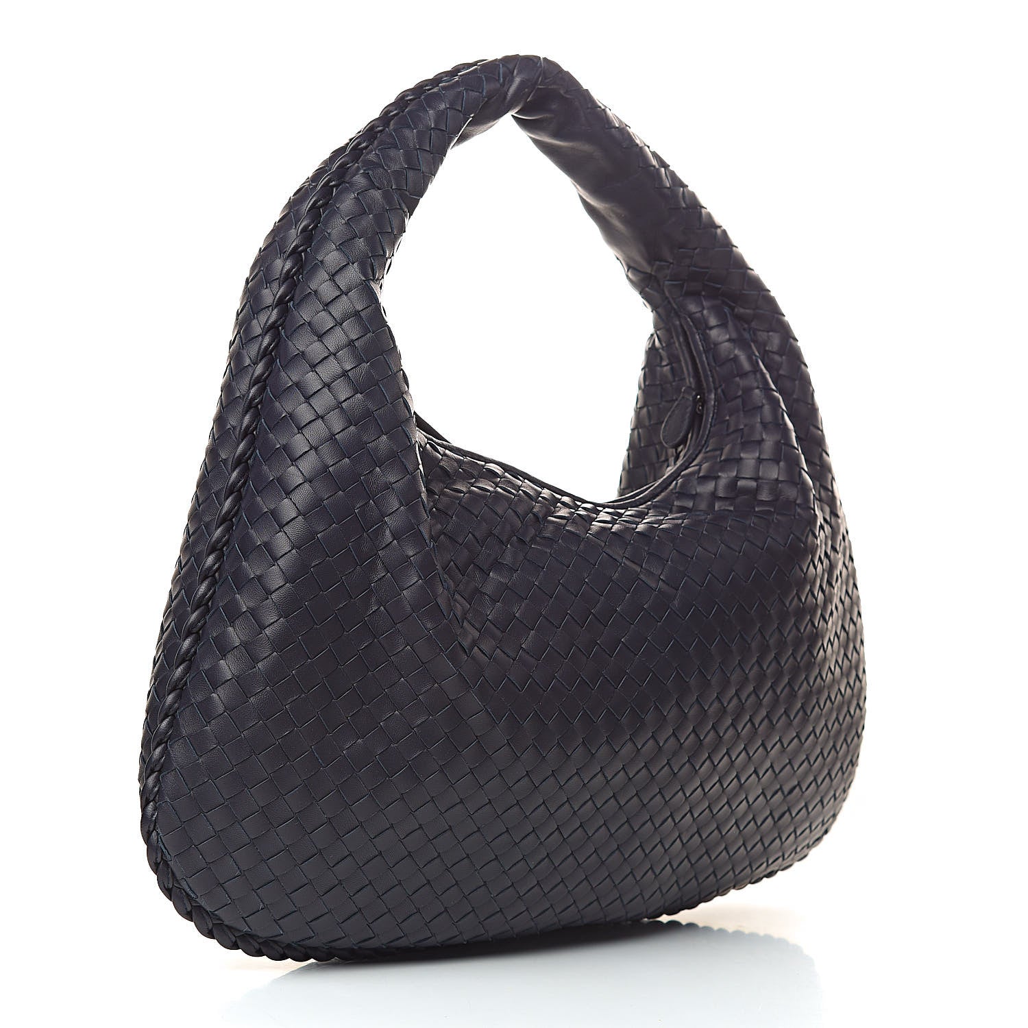 Bottega Veneta Nappa Intrecciato Large Veneta Hobo Tourmaline 3 of 10