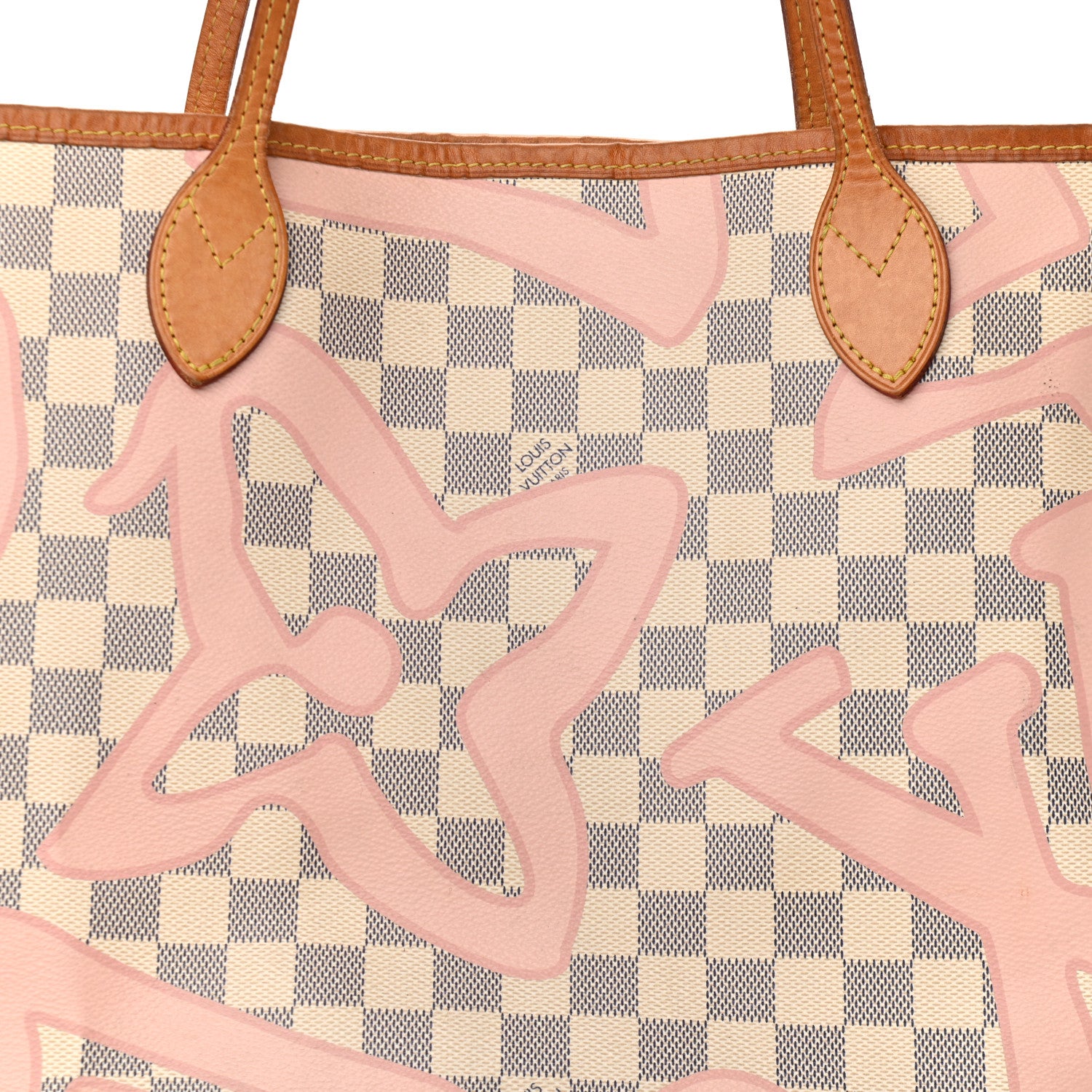 Louis Vuitton Damier Azur Tahitienne Neverfull MM 11 of 13