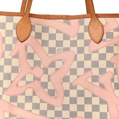 Louis Vuitton Damier Azur Tahitienne Neverfull MM 11 of 13