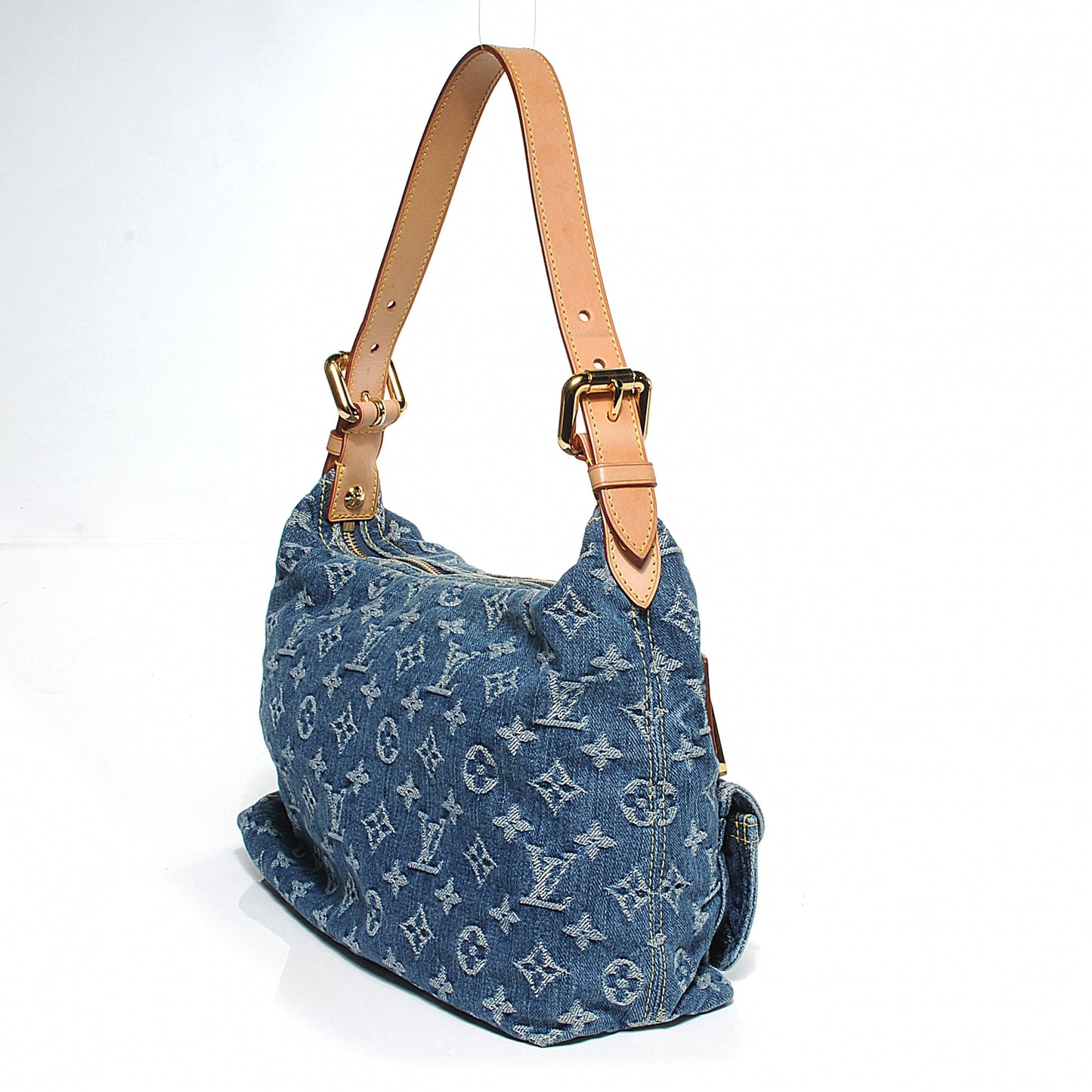 Monogram Denim Baggy PM Blue