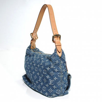 Louis Vuitton Monogram Denim Baggy PM Blue 8 of 11
