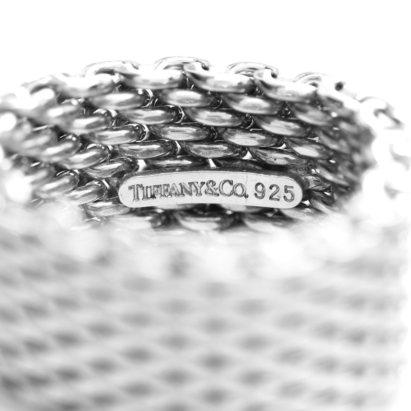 Sterling Silver Somerset Mesh Ring 49 5