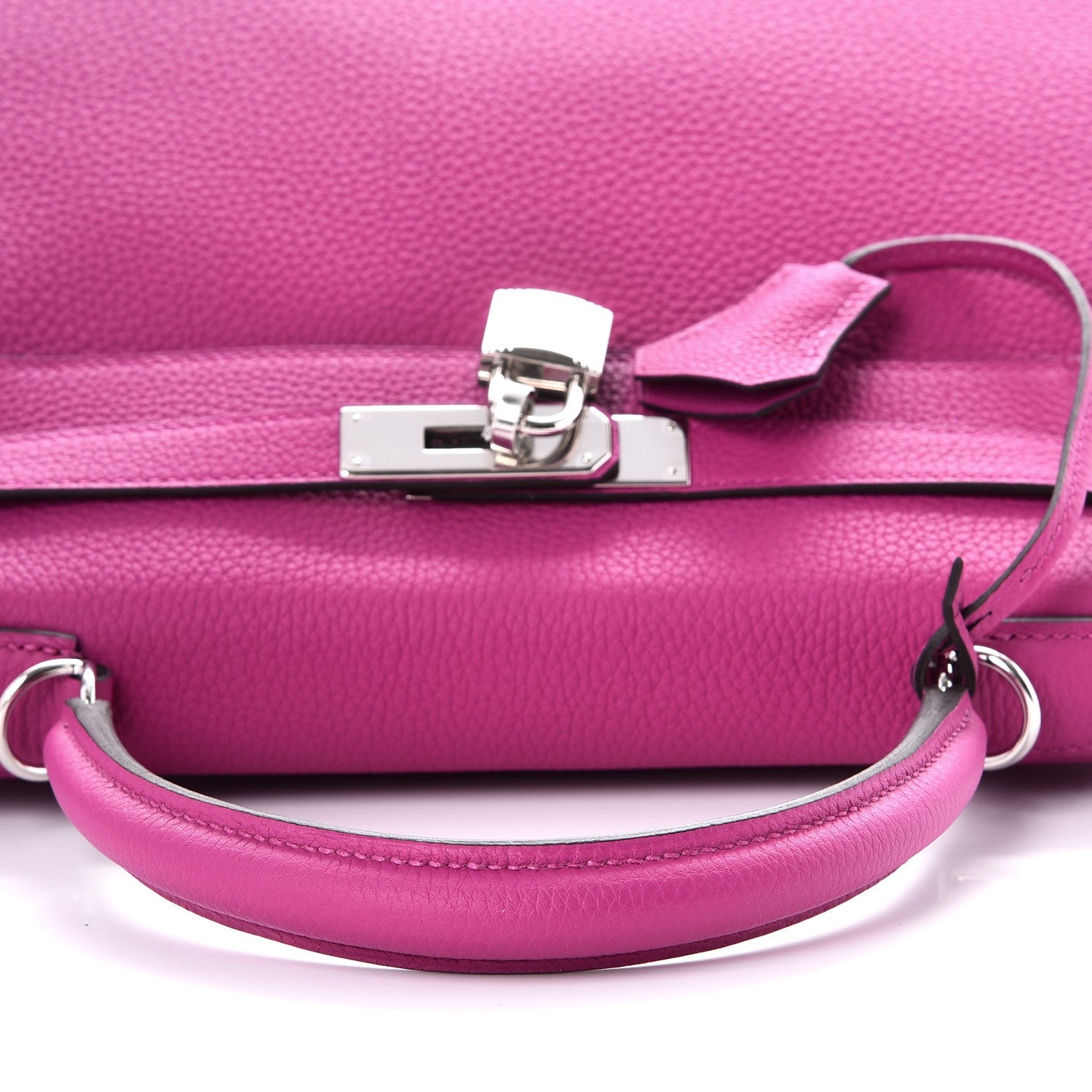Hermes Togo Kelly Retourne 28 Rose Pourpre 18 of 38