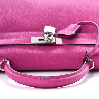 Hermes Togo Kelly Retourne 28 Rose Pourpre 18 of 38