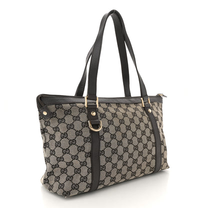 Gucci Monogram Abbey Medium Tote Dark Brown 3 of 10