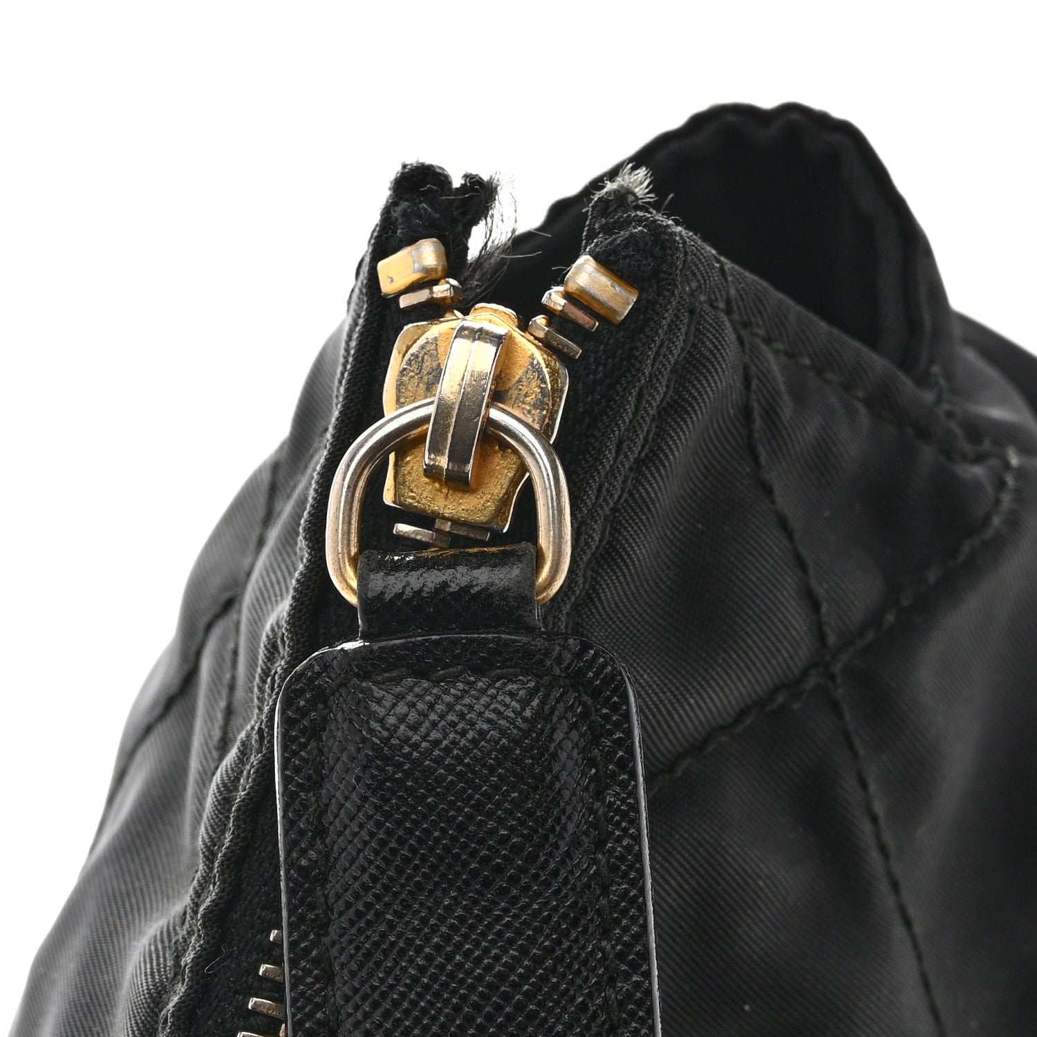 Prada Nylon Tessuto Impuntu Quilted Flap Shoulder Bag Black 10 of 10