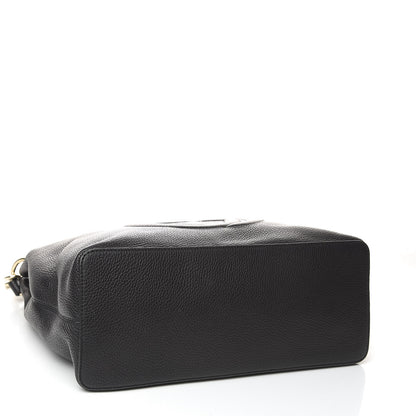 Gucci Pebbled Calfskin Large Soho Hobo Black 4 of 10