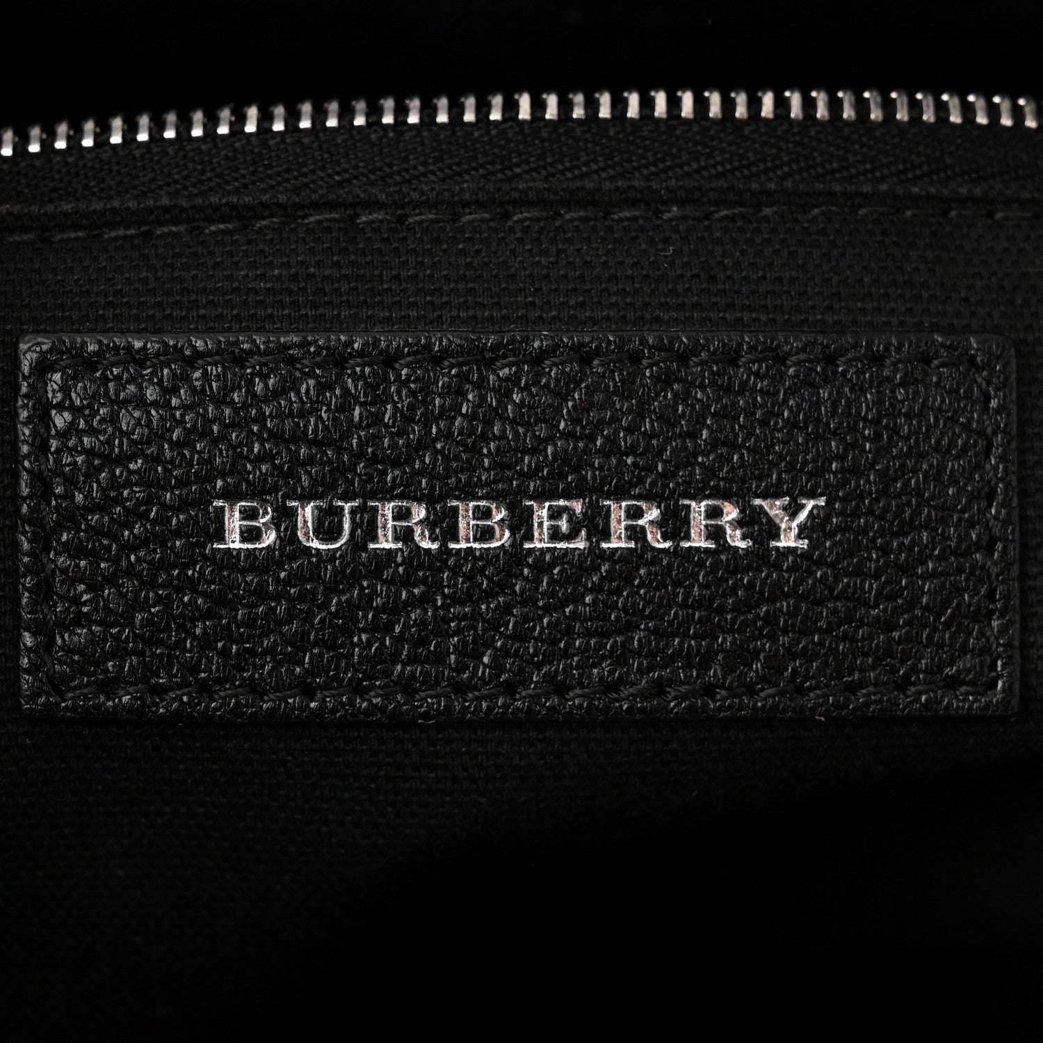 Burberry Goatskin Vintage Check Medium Banner Tote Black 6 of 15