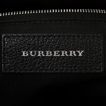 Burberry Goatskin Vintage Check Medium Banner Tote Black 6 of 15