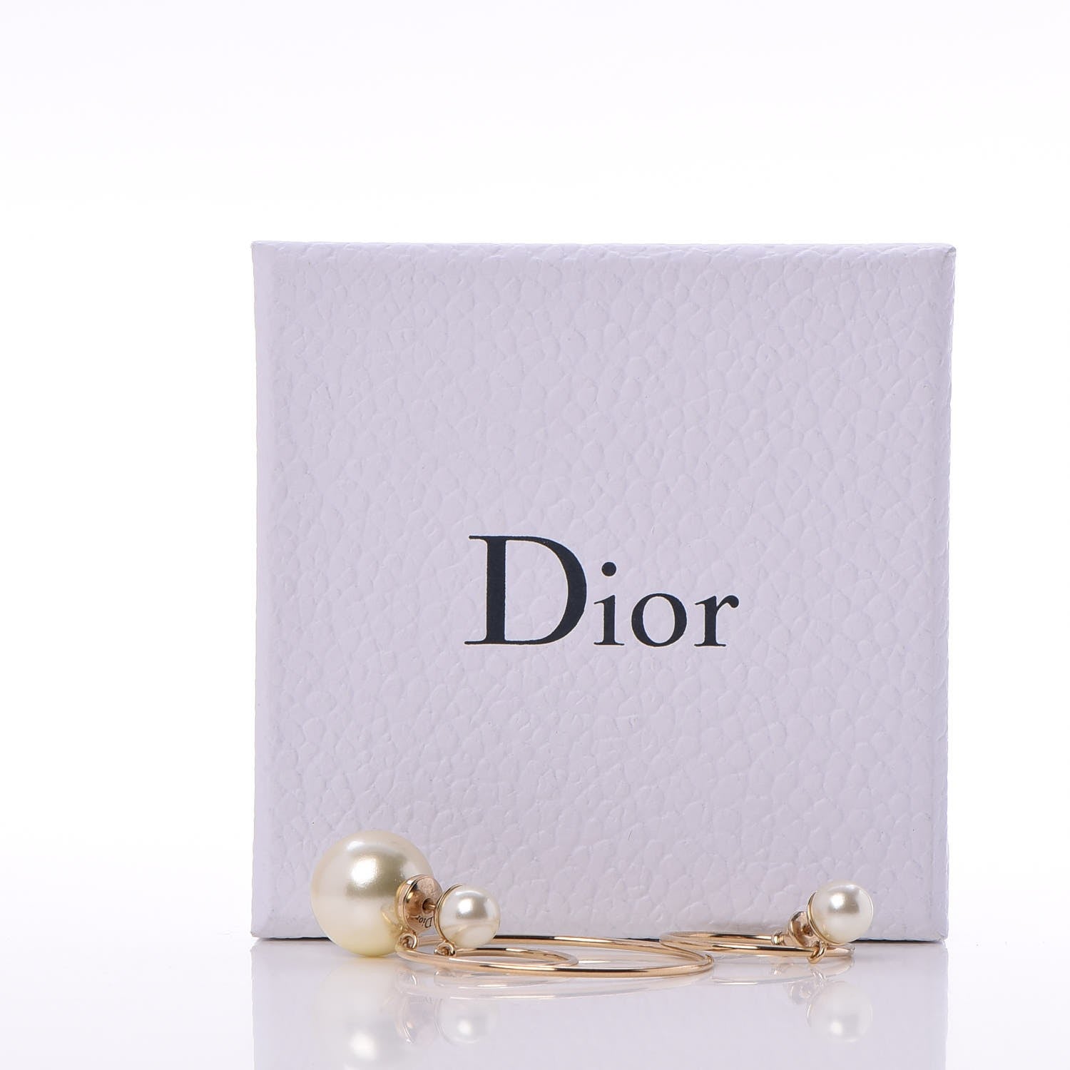 Christian Dior Pearl Mise En Dior Tribal Hoop Earrings 4 of 4