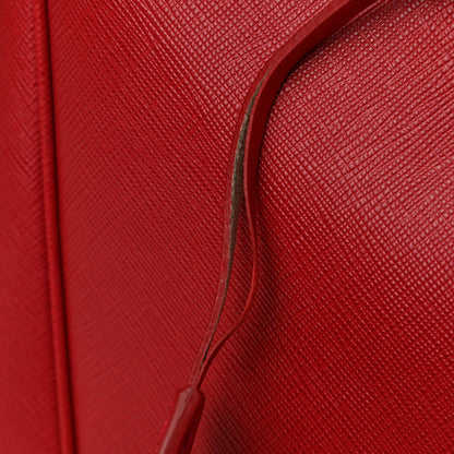 Prada Saffiano Medium Galleria Double Zip Tote Fuoco 10 of 12