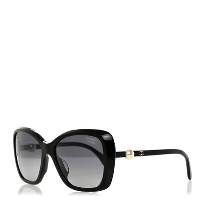 Chanel Pearl Polarized Square Sunglasses 5303-H Black 1 of 7