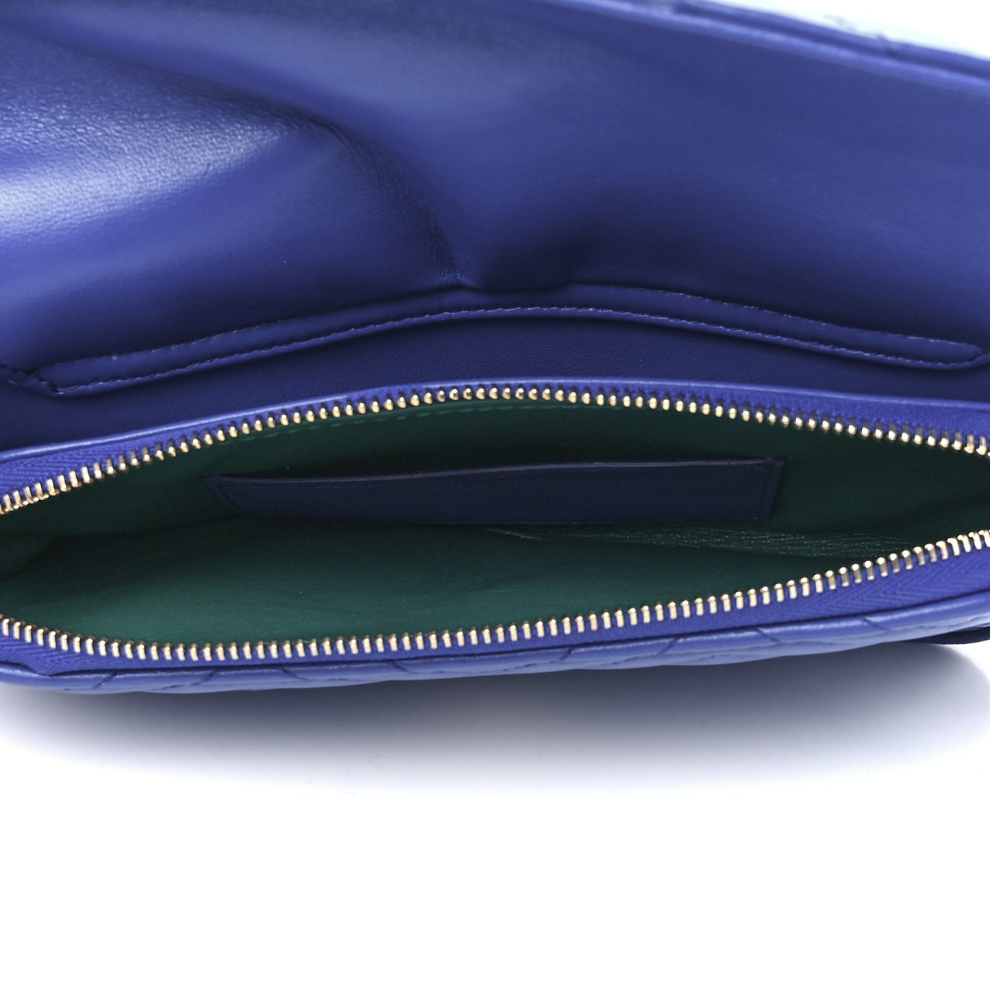 Calfskin Quilted Serpenti Forever Belt Bag Blue