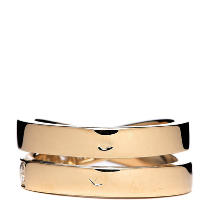 Cartier 18K Yellow Gold Diamond Paris Nouvelle Vague Ring 53 6.25 3 of 4