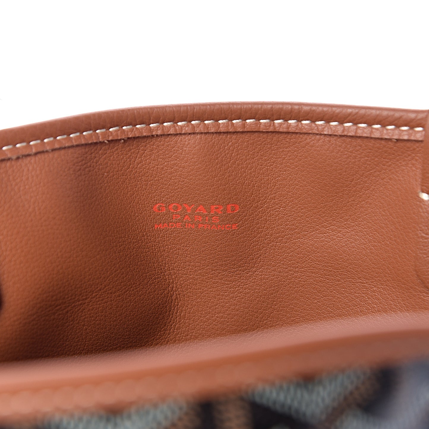 Goyardine Reversible Mini Anjou Black Gold