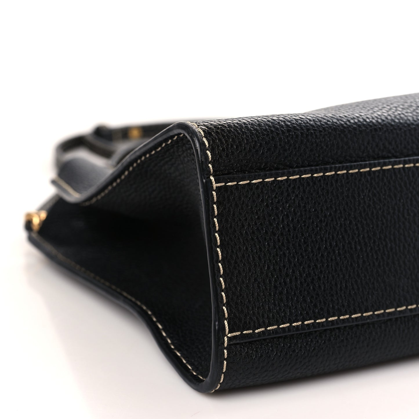 Calfskin Mini Grind Tote Bag Black