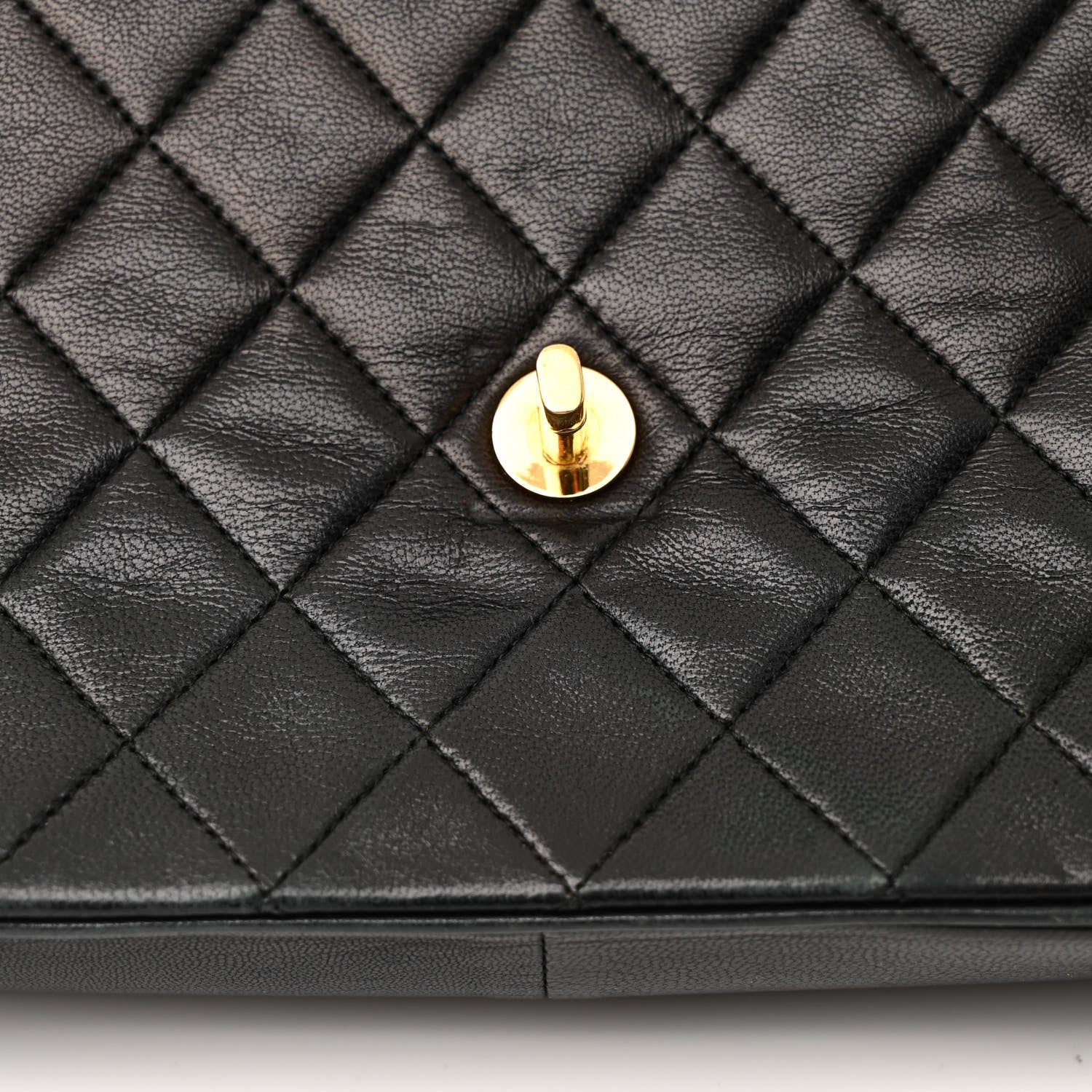 Chanel Lambskin Quilted Medium Single Flap Black 13 of 21