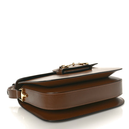 Gucci Azalea Calfskin Horsebit 1955 Shoulder Bag Brown Sugar 4 of 9