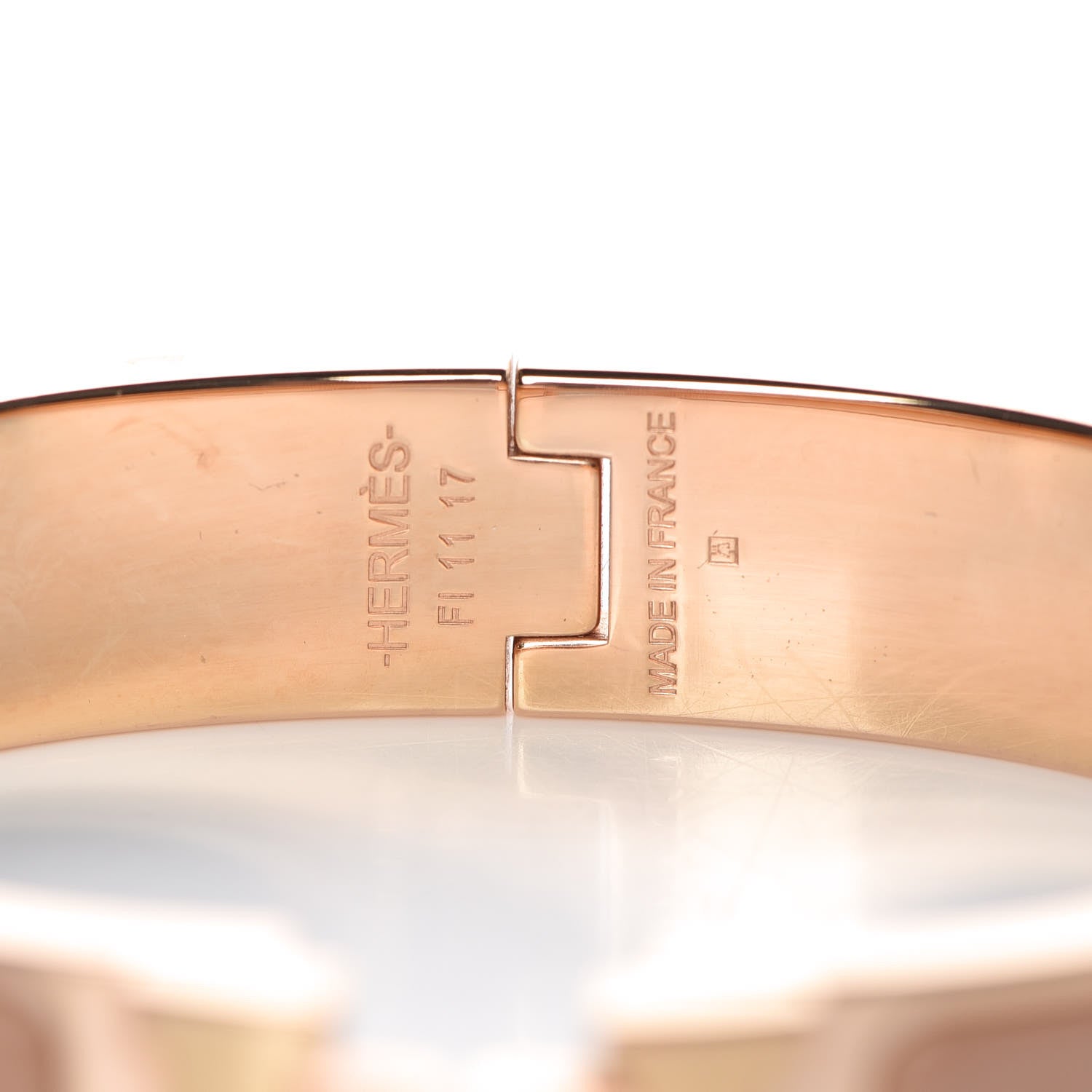 Hermes Enamel Narrow Clic Clac H Bracelet PM Makeup 4 of 5