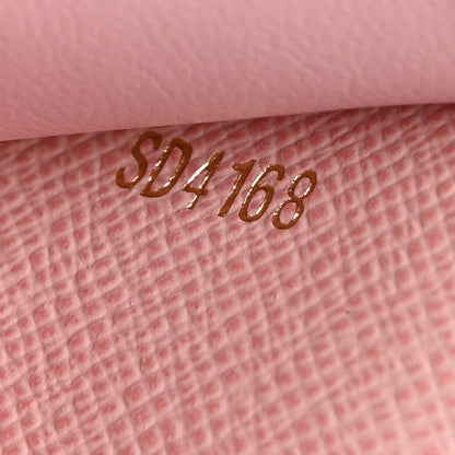 Louis Vuitton Damier Azur Victorine Wallet Rose Ballerine 7 of 9