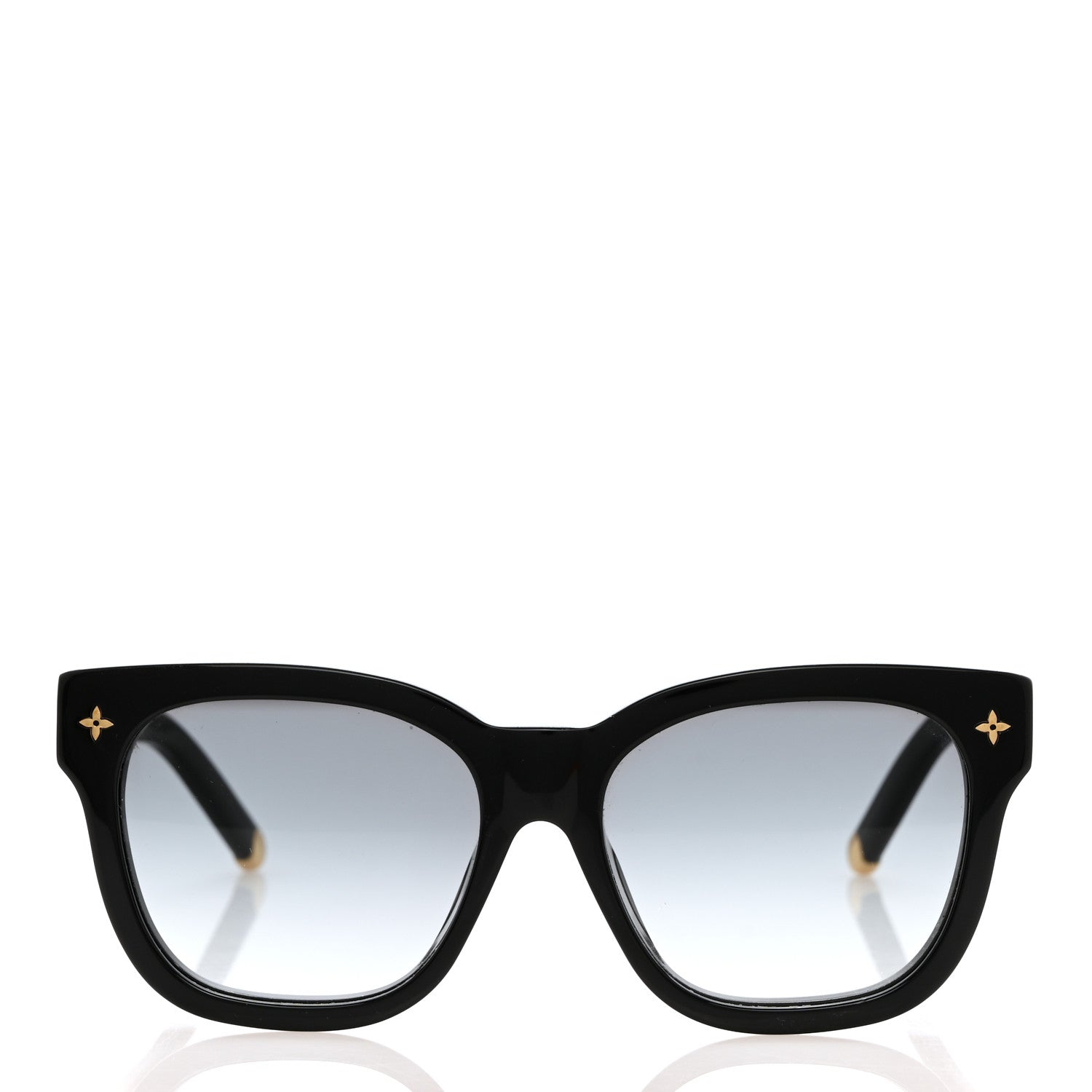 Louis Vuitton Acetate My Monogram Cat Eye Sunglasses Z1729E Black 2 of 7