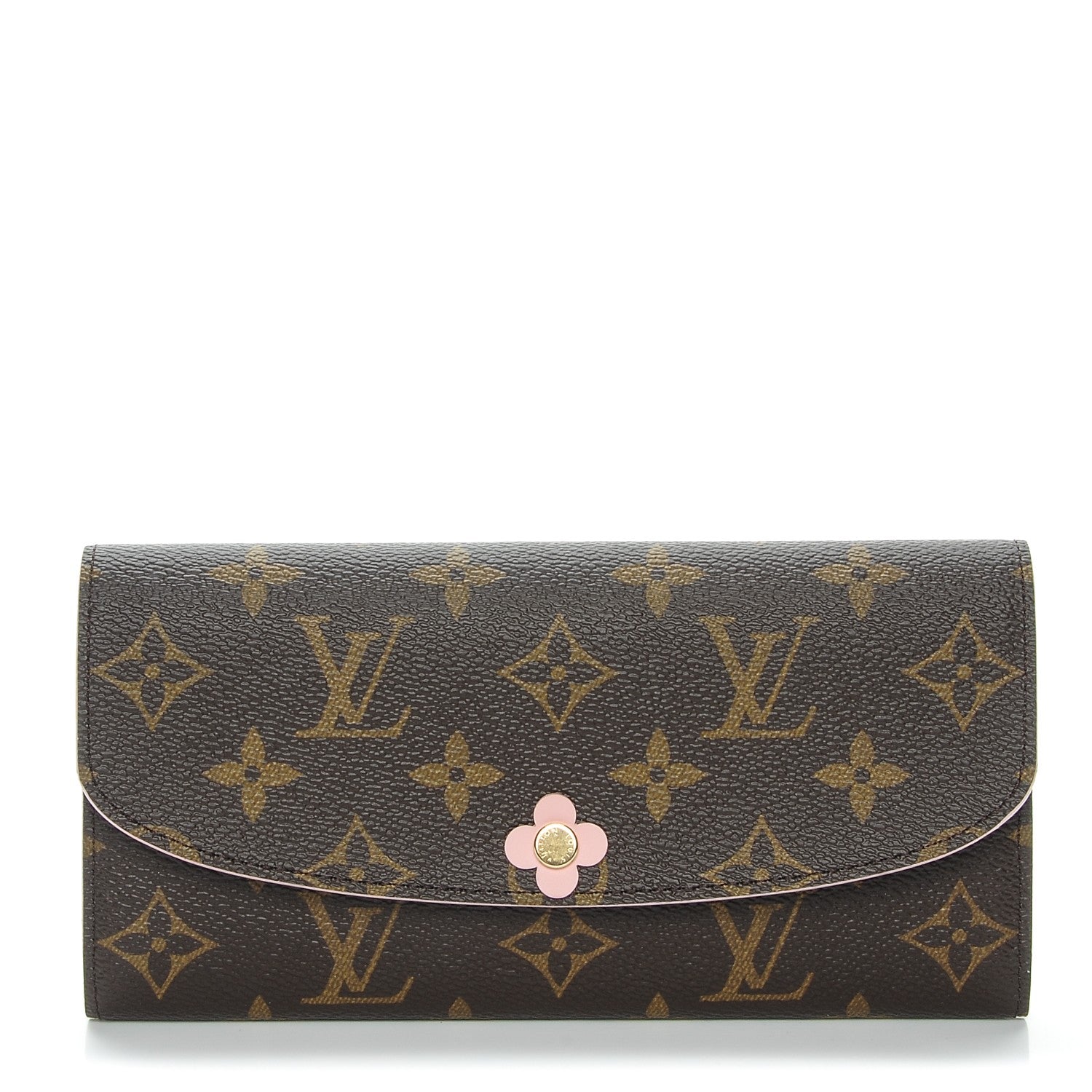 Louis Vuitton Monogram Bloom Flower Emilie Wallet 1 of 8