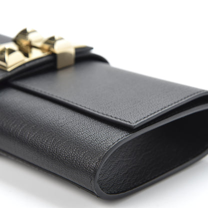 Hermes Chevre Mysore Medor 23 Clutch Black 6 of 9