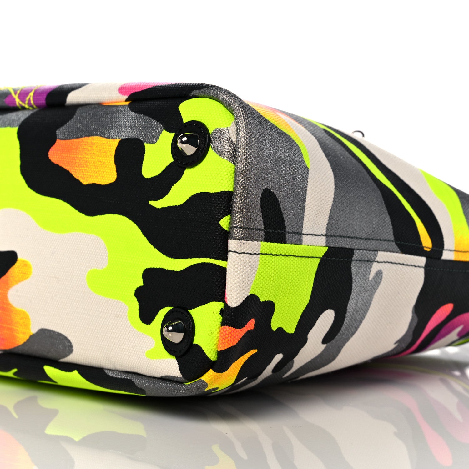 Christian Dior Canvas Camouflage Anselm Reyle Tote 9 of 14
