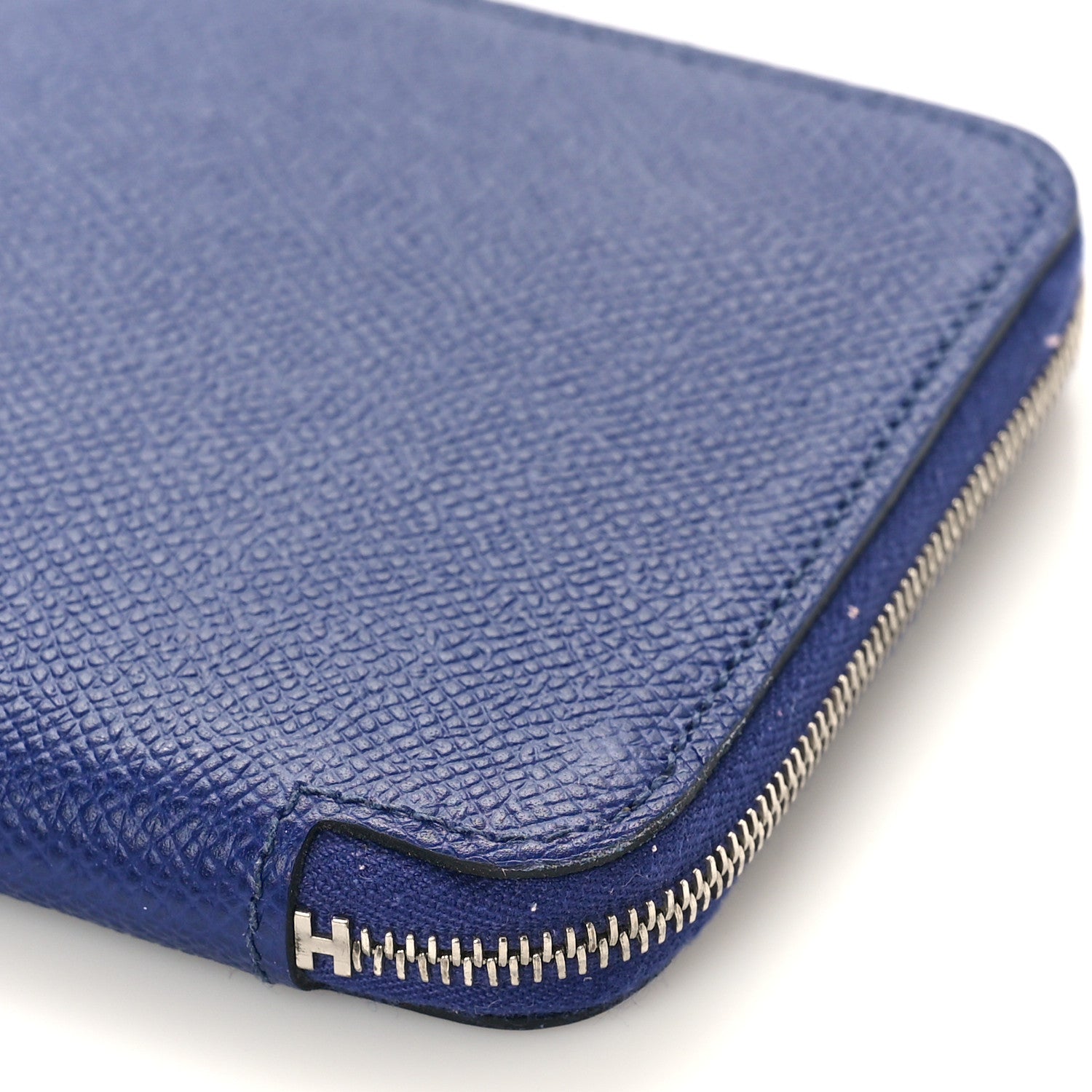 Hermes Epsom Silk'In Wallet Bleu Saphir 8 of 8