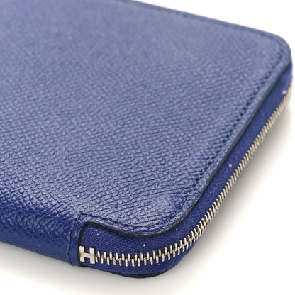 Hermes Epsom Silk'In Wallet Bleu Saphir 8 of 8