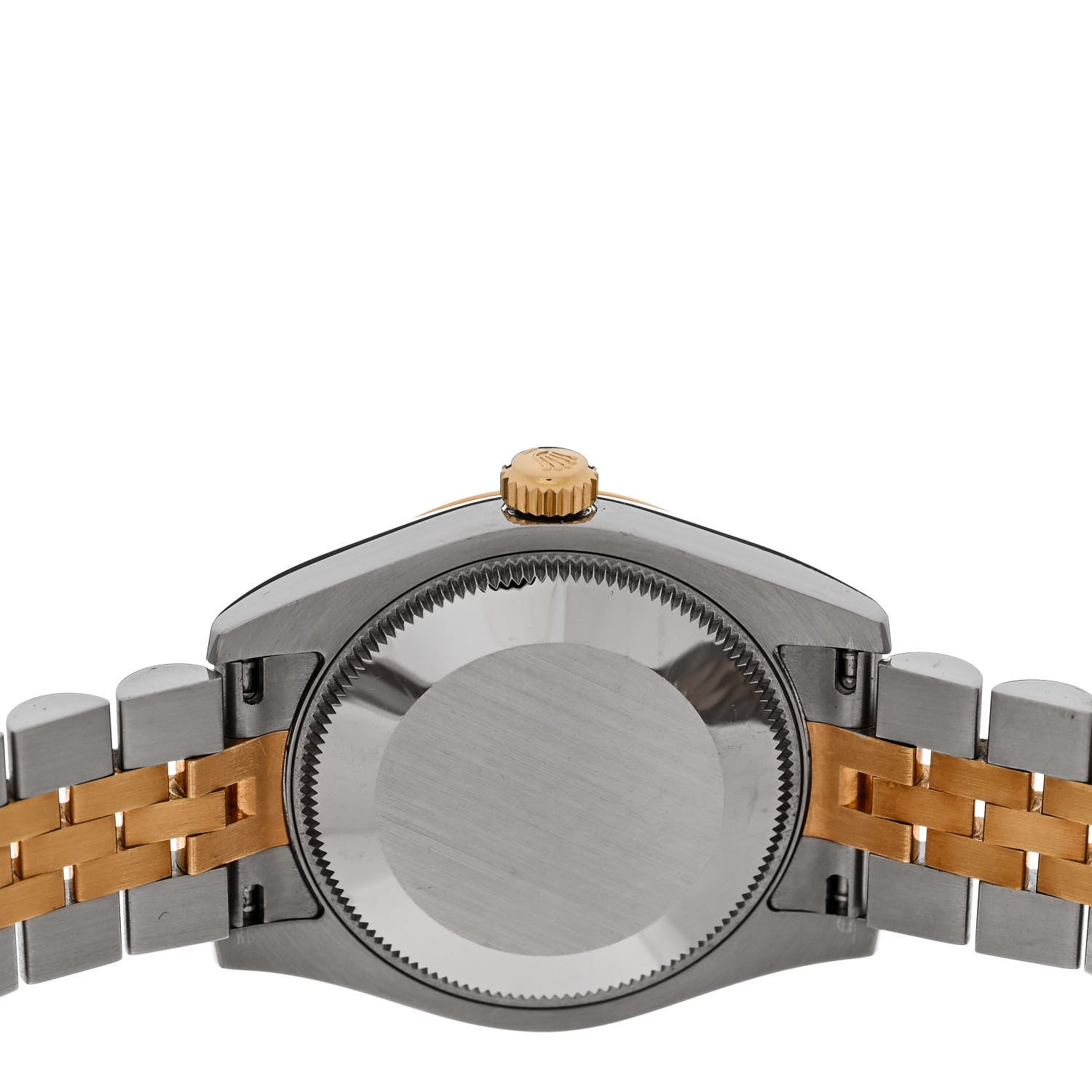 Rolex Stainless Steel 18K Yellow Gold 31mm Oyster Perpetual Datejust Watch White Roman 178273 4 of 5